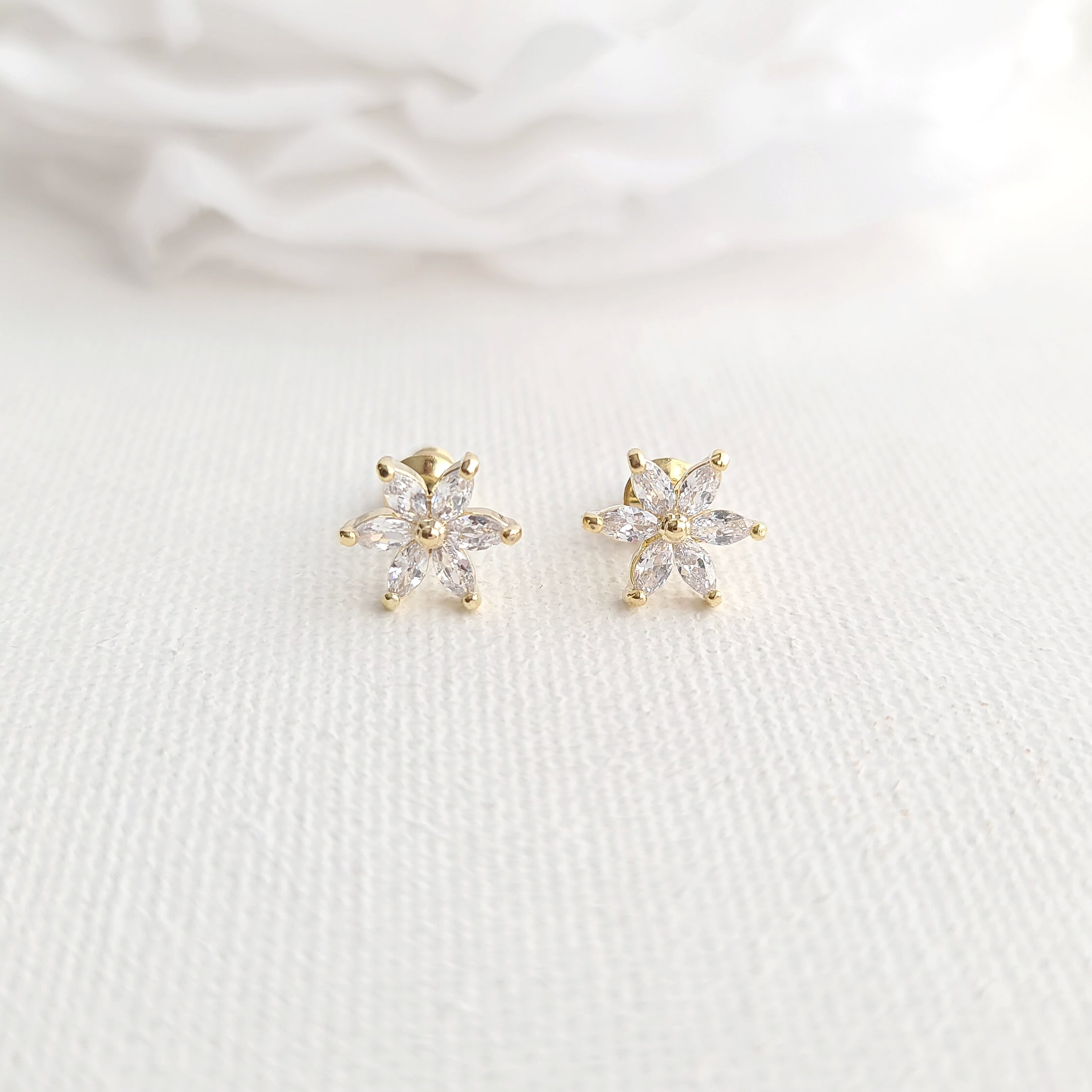 Cute gold store earrings