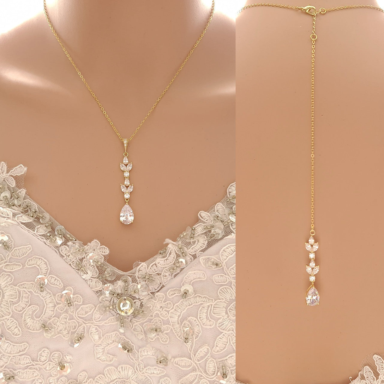 Simple gold jewellery deals set