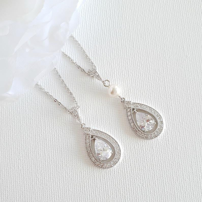 Swarovski on sale teardrop necklace