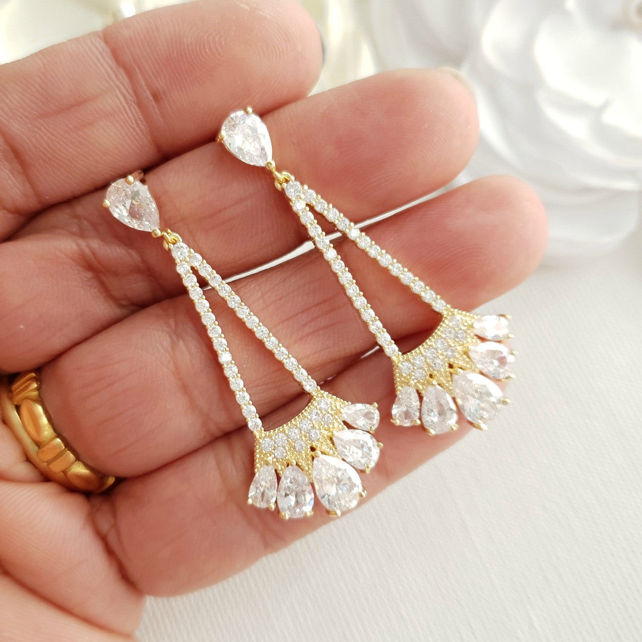 Bridal deals earrings designs