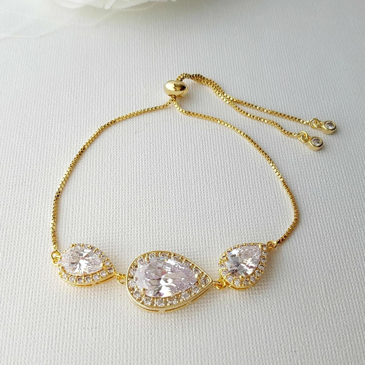 Gold on sale bridesmaid bracelet